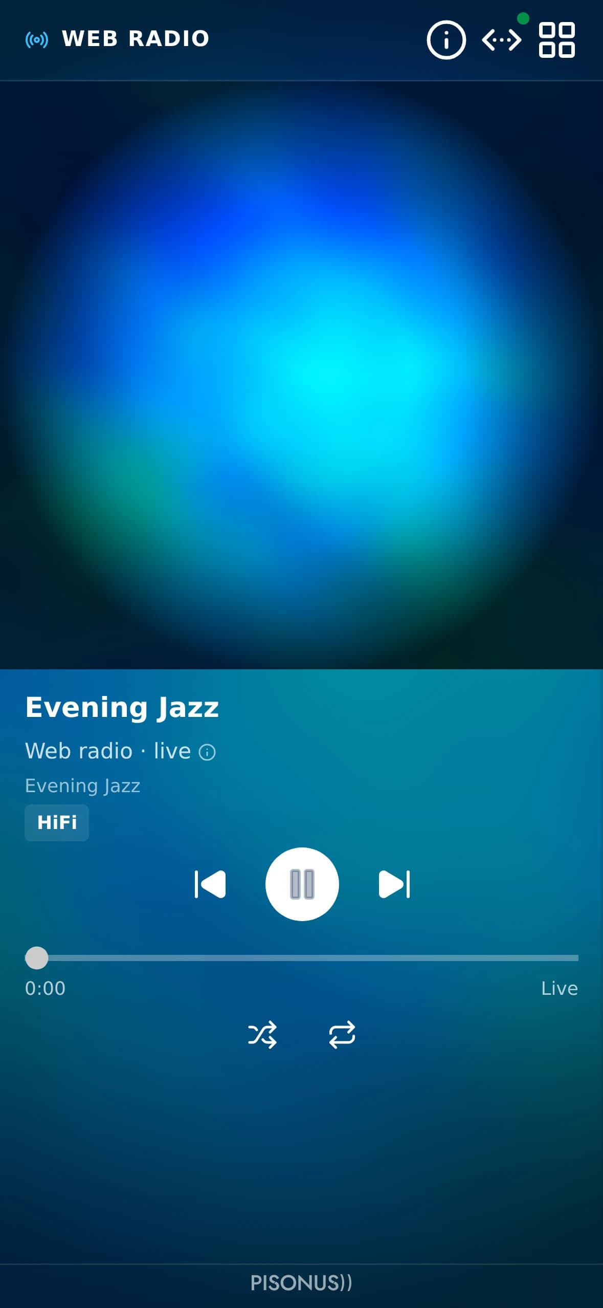 The same player on a phone
